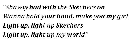 skechers song meaning